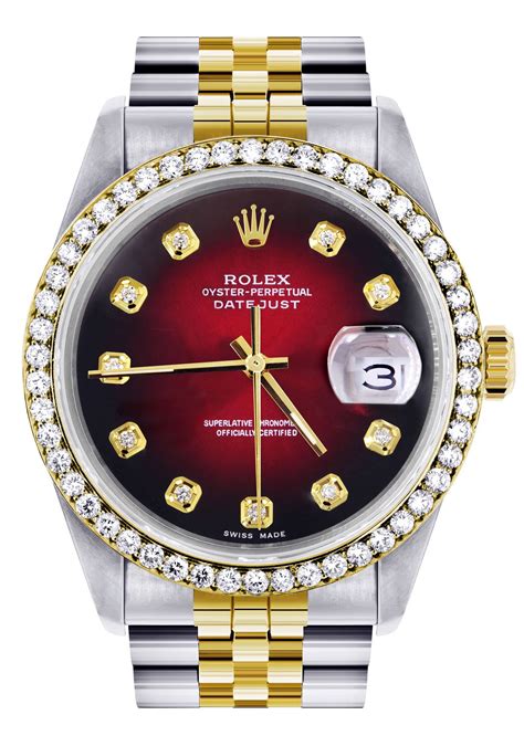 rolex red 12 ladies watch|rolex gold watches for women.